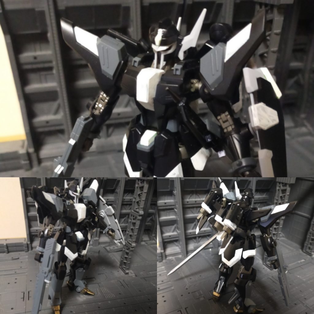 ルドラと違い、右角がない。それ故にブラックナイトスコード本隊に