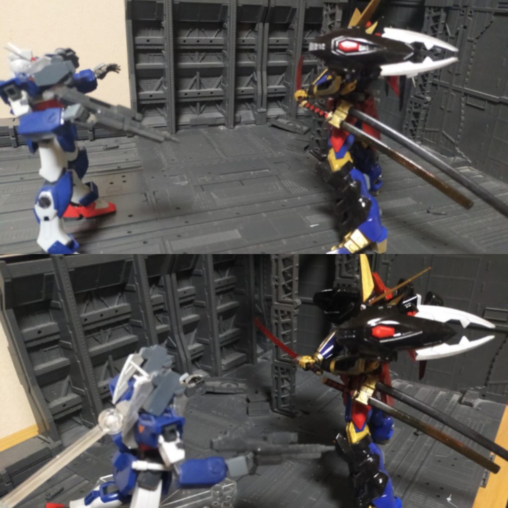 ロック・シールド スヴァローグを2基にしたお陰で相手を掴んで自分の間合いに引きずり込む戦法が可能になった。そして…