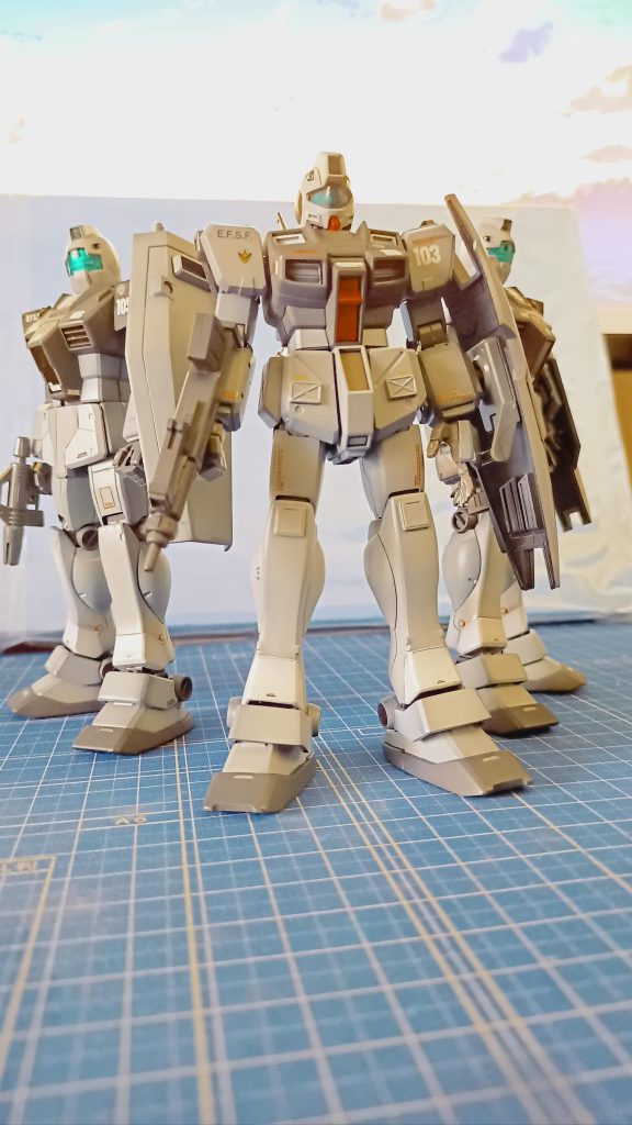 1年戦争時のジムスタイルの中では陸ジムについでコマンドがお気に入りです!