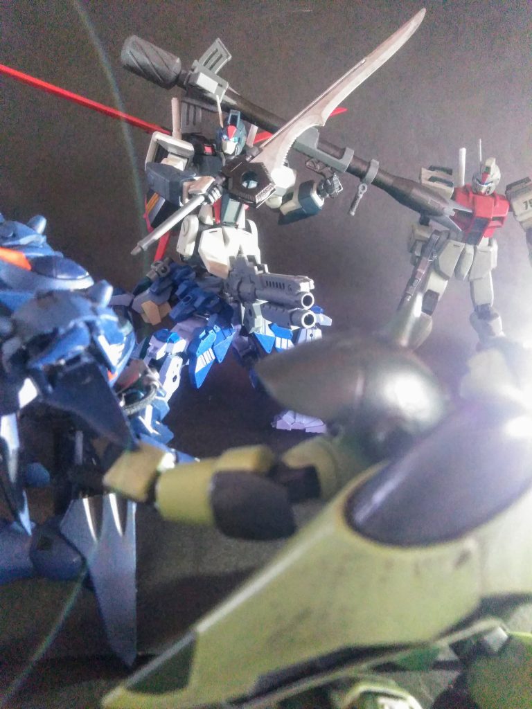 ジムポジなのにメッチャカッケー💞本編中だと活躍がチョッとアレなこの子😭うんん??ジムポジだからソレデいいのか🤣🤣🤣妄想位は無双シーンを再現させてみたいモノです 😍デュェっへっへっへ 🤤💦💦