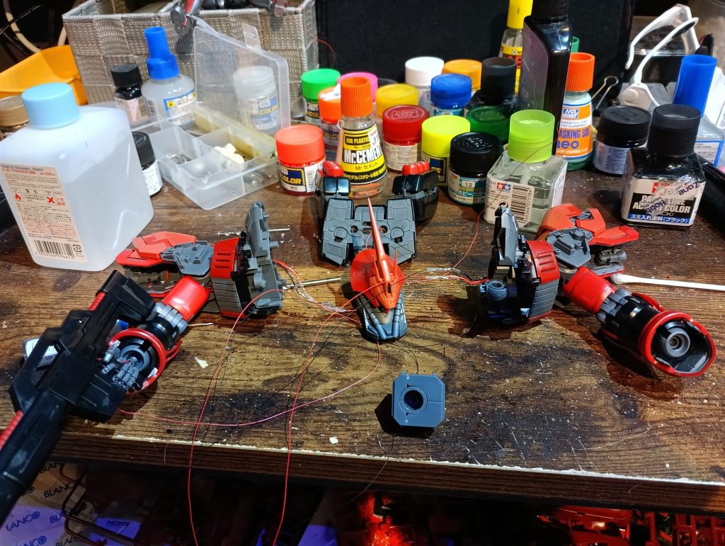 上半身の結線パズル😅💦