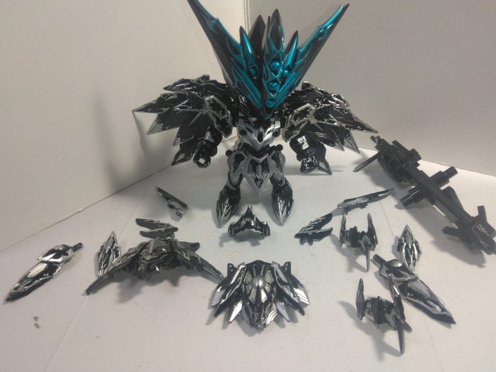 鞘から鎧を外します