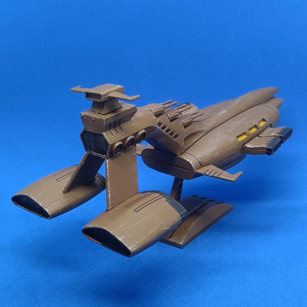 Old kit 1/1200 Musai-class (Brown Color Ver.)–3枚目/制作者：RedHaro86