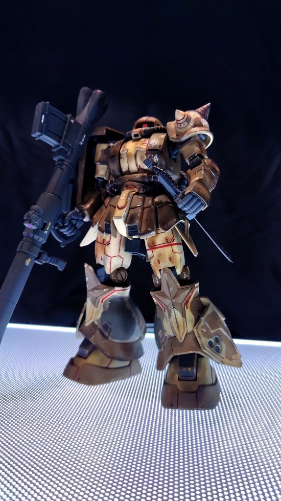 地上用をイメージして、全体の埃汚れとサビ等を表現しました。