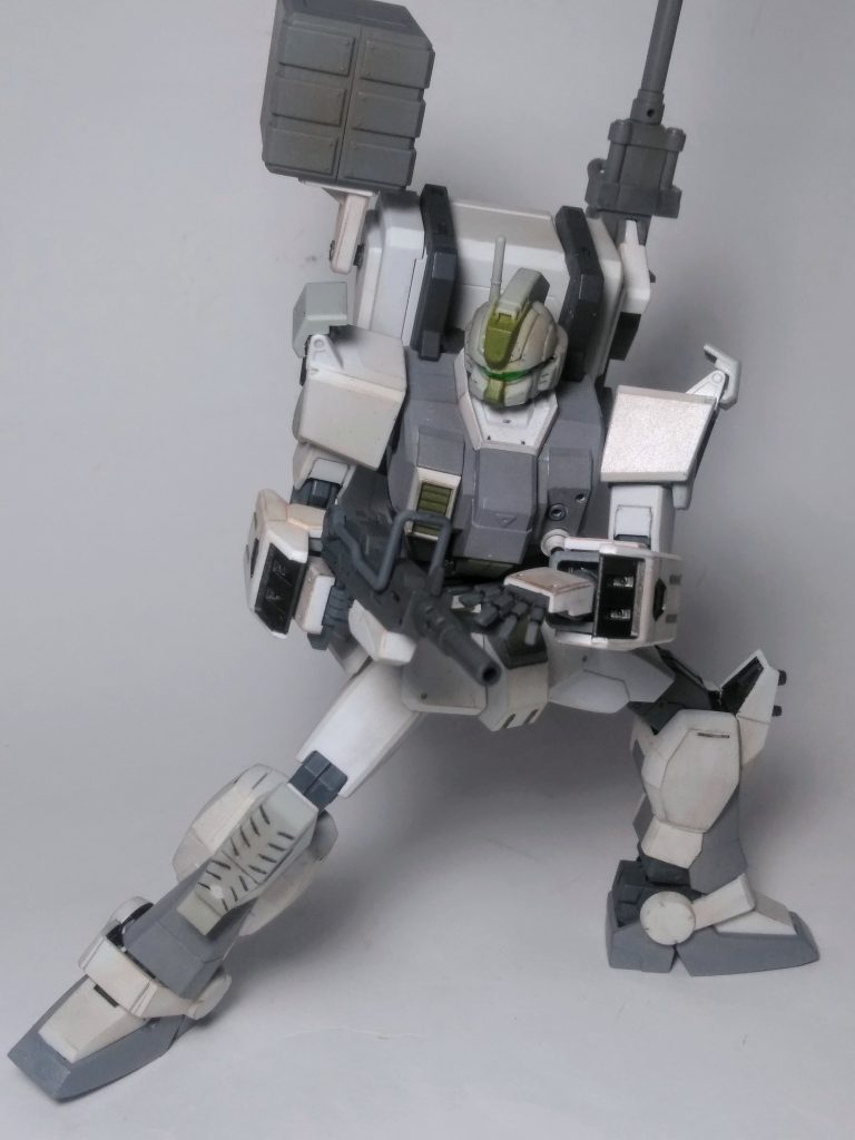 トリオ芸人の人気ランキングでは圏外にランクインしてしま…？・・・❗あっ！！違った 😜この子は『リバイブ版 陸戦型ガンダム』をミキシングしてコサエました 😏なので可動域は凄く良いです 👍💞皆 大好き💖 100mm マシンガン で逝ってみますか 🤭