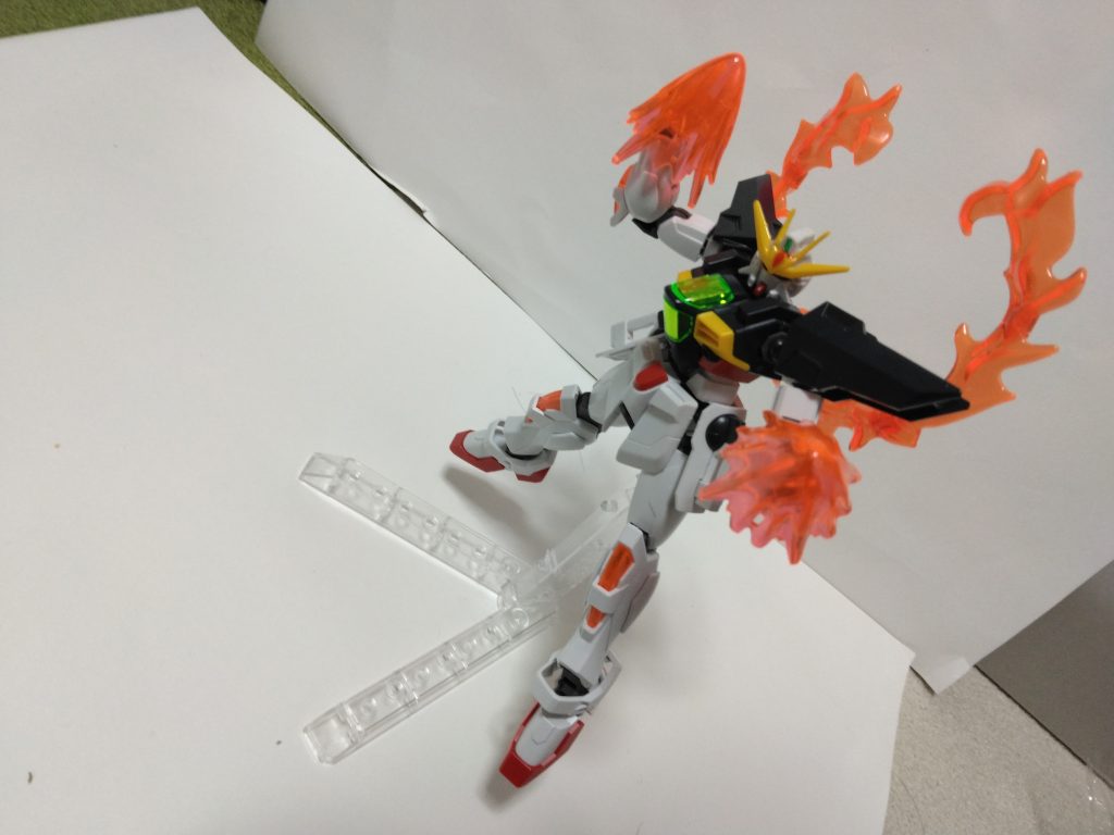 サテライトキャノンを分離して超高速格闘モードへ…、という感じにどうしてもしたかった