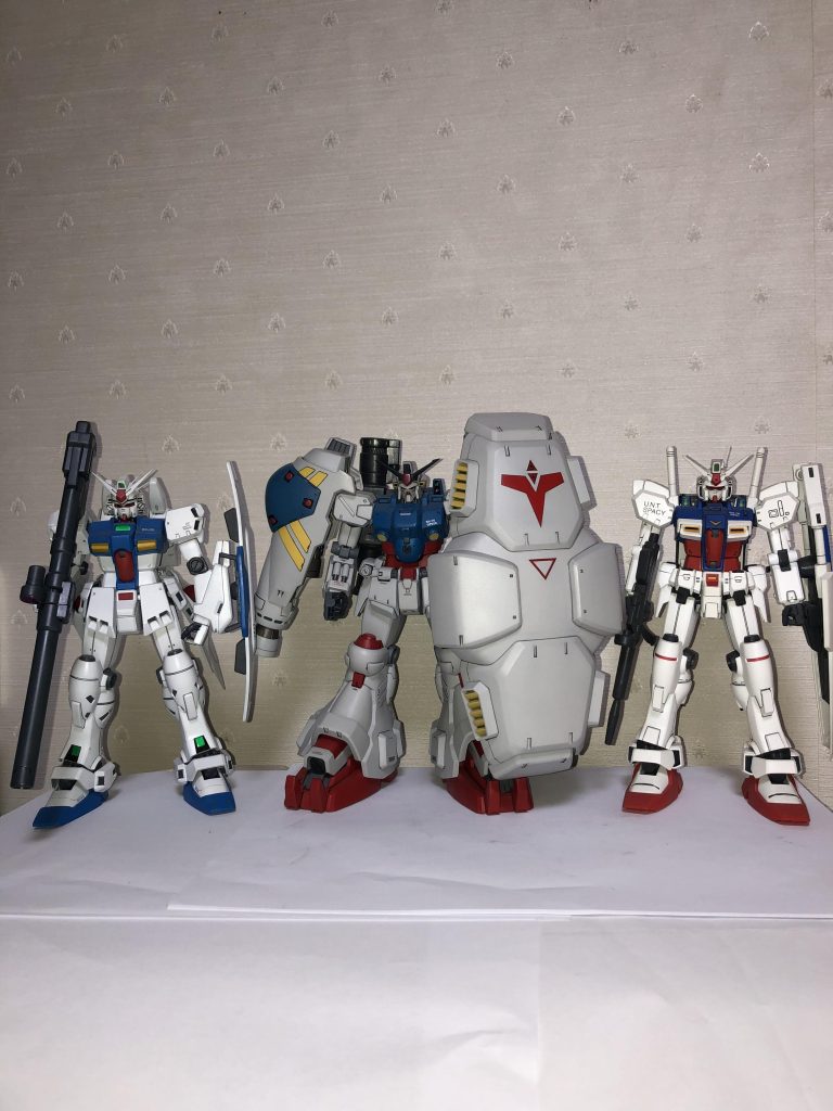 1号機　白100%との色比較後は2号機の背が変に高いのを解消したのが分かるかと。