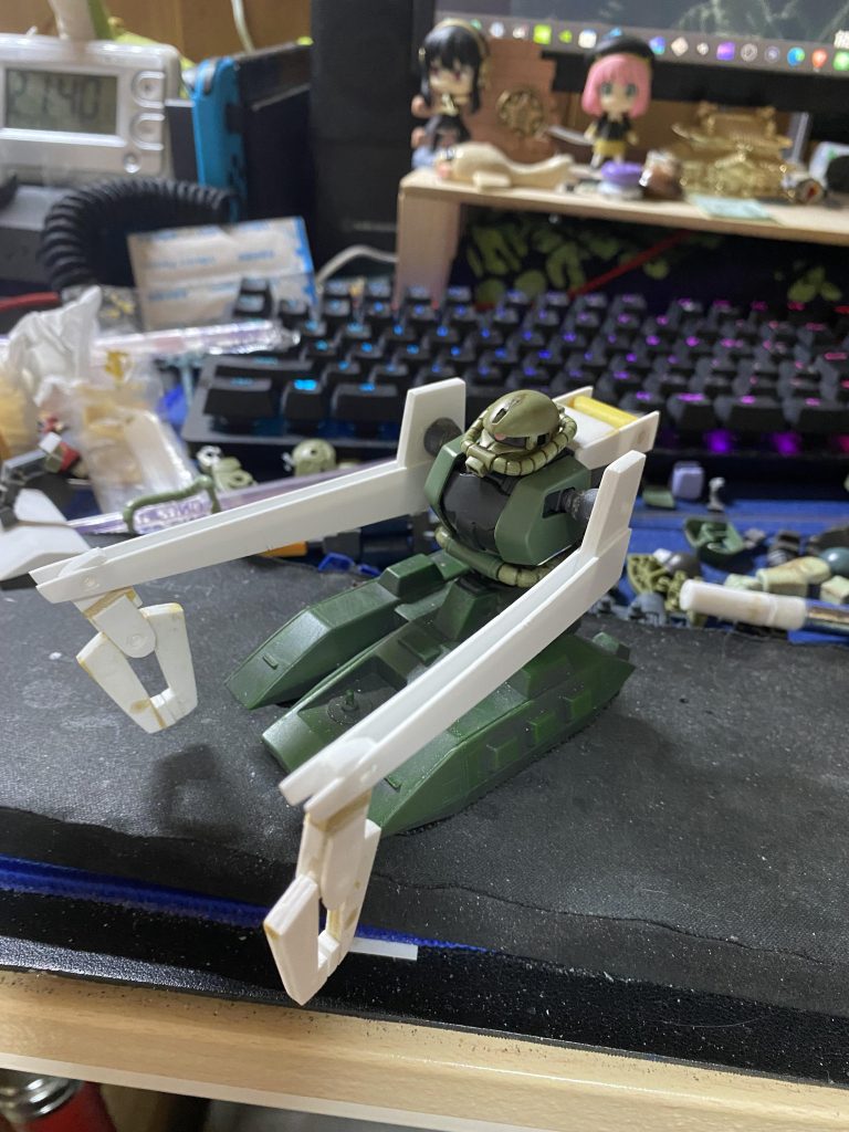 コレは最初の頃に作ったハサミの部分です!