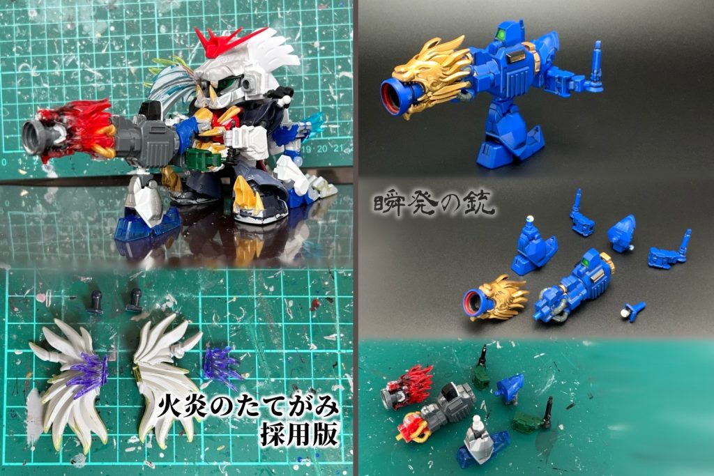 主な使用キットビルドバーニングガンダム:胸、腰、腕太史慈ドム:肩、足