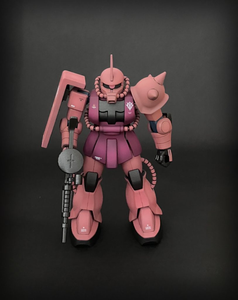 全体をグラデーション塗装で仕上げました。足の合わせ目が、、、、最後までご覧頂きありがとうございました！