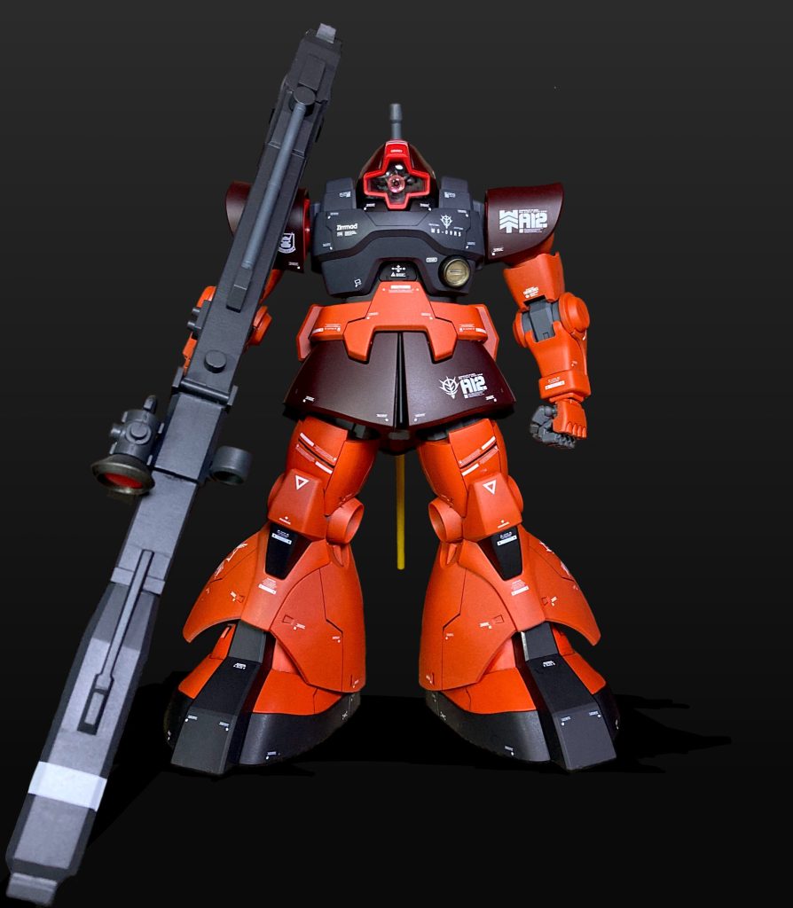 ビームバズーカの合わせ目処理が大変でした。