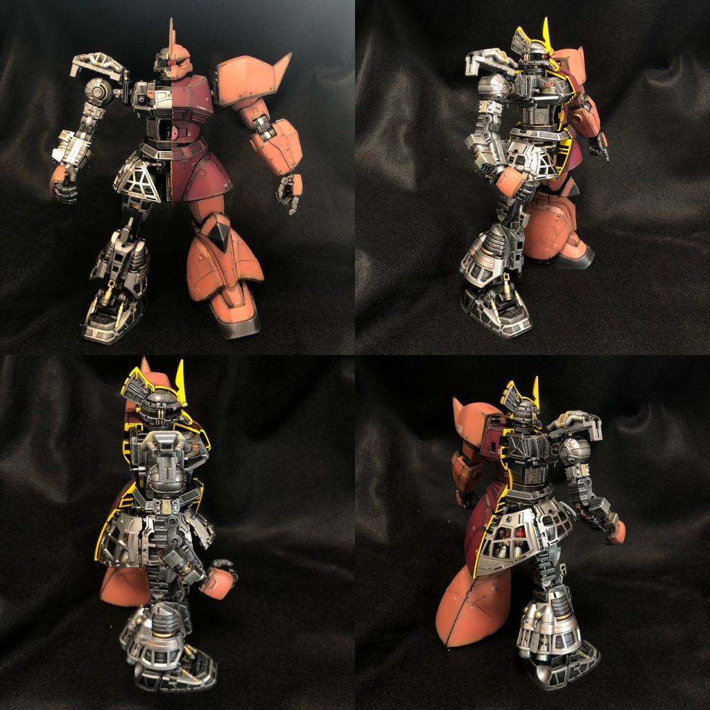 MGシャア専用ゲルググ(カットモデル)–2枚目/制作者：らるほん