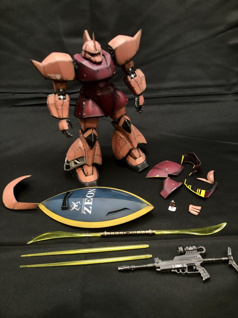 MGシャア専用ゲルググ(カットモデル)–5枚目/制作者：らるほん