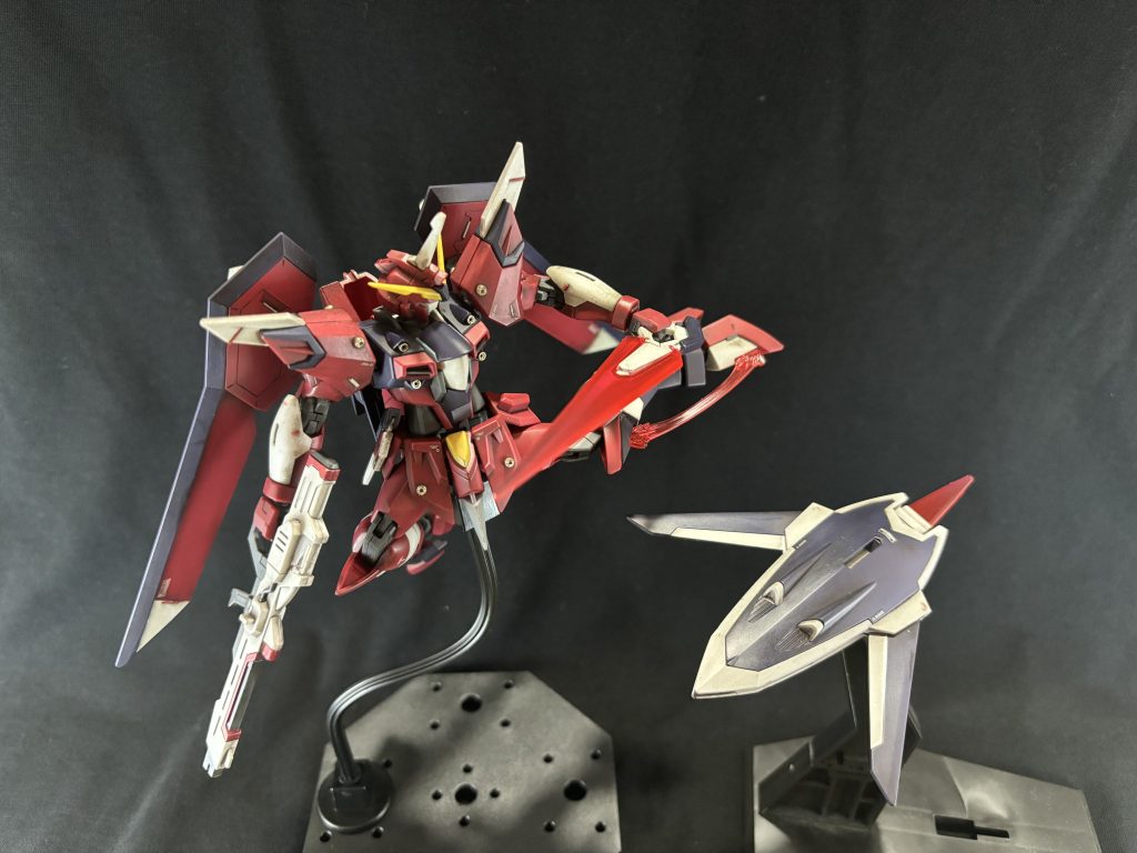 エアブラシ未使用(そもそも持ってない)し、イージーペインターもどうせなら使いたくない気持ちもありましたが、クリアパーツはグラデーションかけたかったので。。