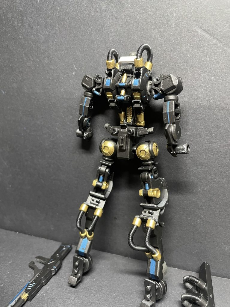 背面は塗り訳箇所が多くかなり頑張ったつもりでしたが…普通見えないし何なら塗装禿げてる( ; ; )