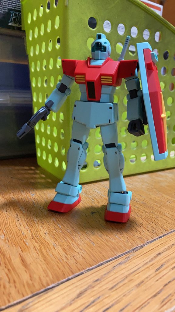 どんくさい感じが好きです。頭部のバルカン塗り忘れた。