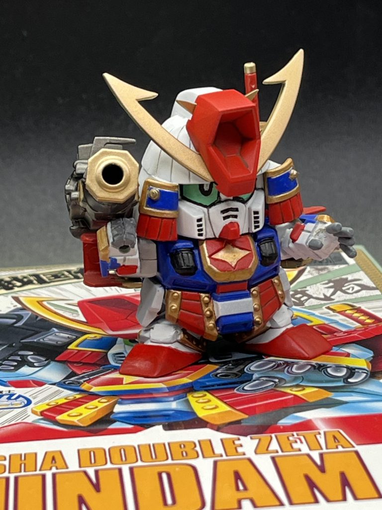 無改造で大筒をかまえようとするとどうも決まらないので腕を曲げたり大筒を延長したりしました。