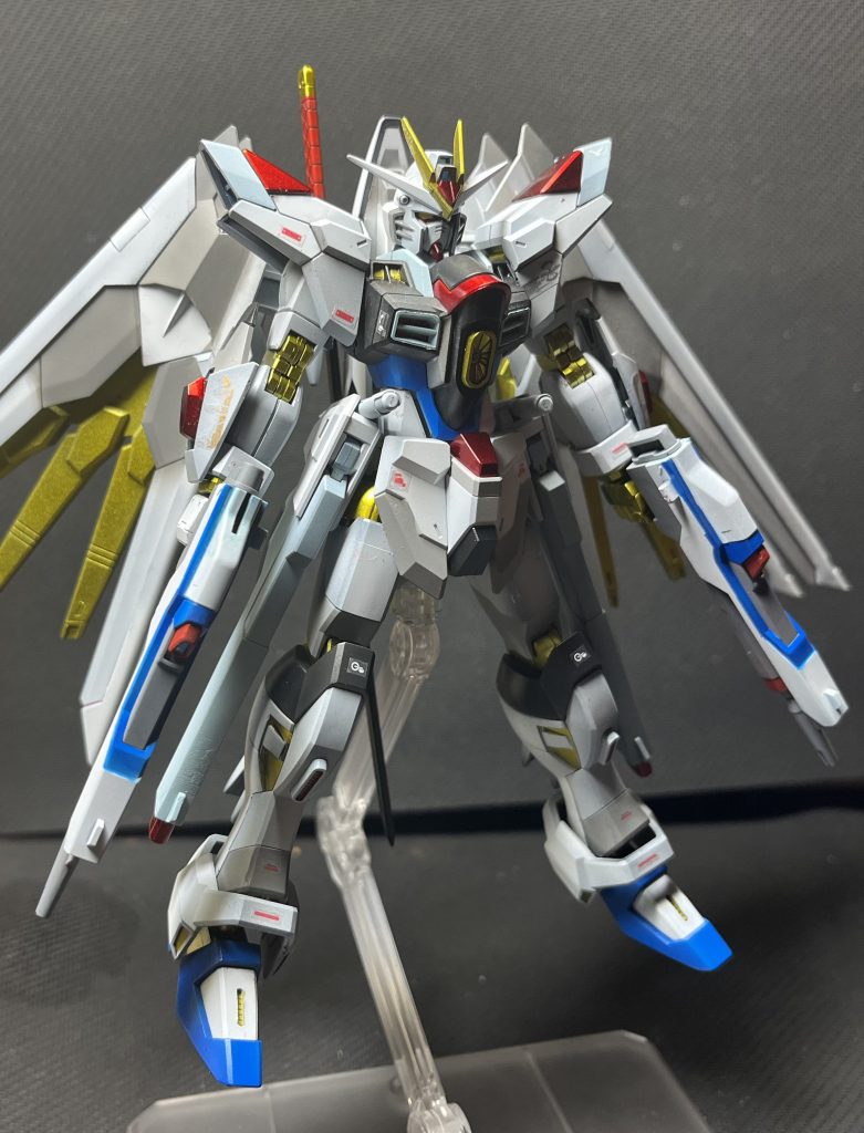 RGストフリを意識して塗り分けしました。塗装に使用した塗料も同じですね😀