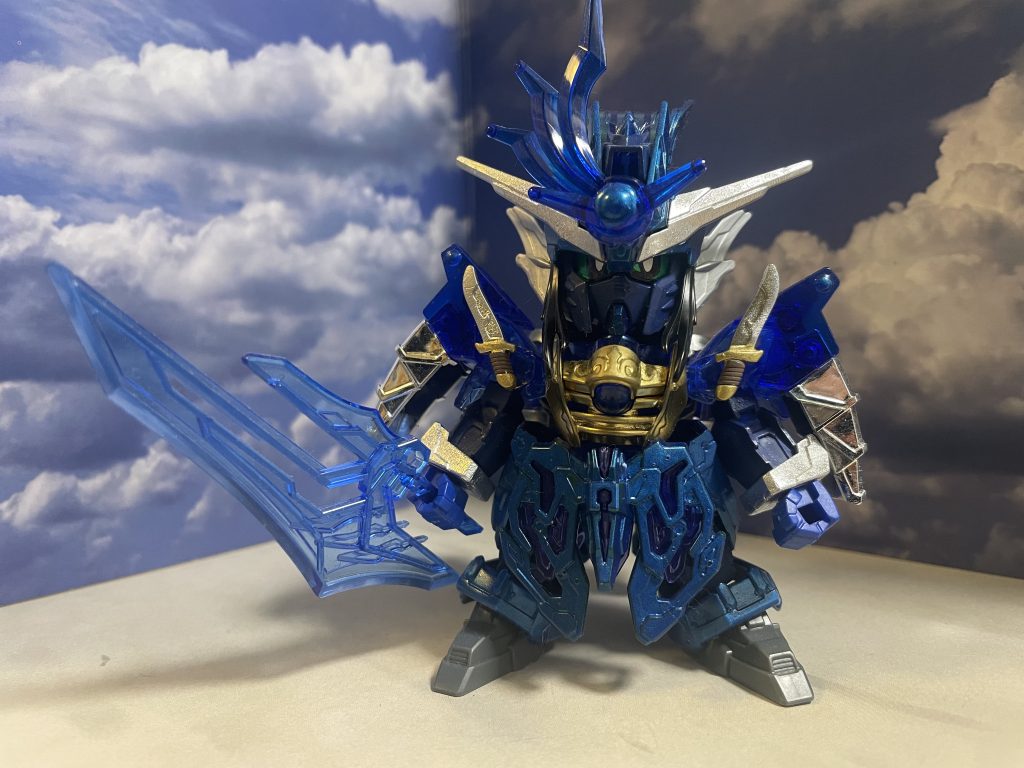 武田信繁ブルーガンダム 。武田は赤なんですが、信玄の影的な弟をモチーフに。