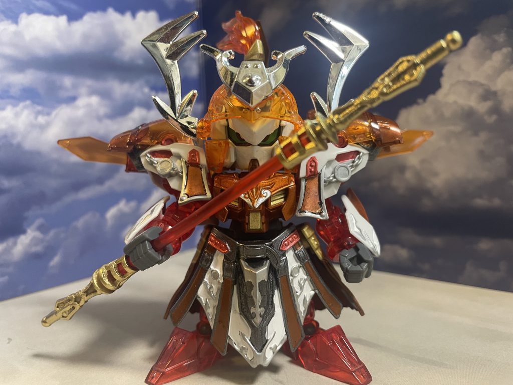 こちらは真田信隆ガーベラ。完全に兜の鹿角から。GPシリーズを真田の何かにしたい気持ちのあらわれっすね。