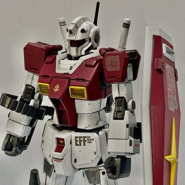 MGジム RGM-79 塗装完成品 改造カスタム品 機動戦士ガンダム オリジン RGM-79N ジムカスタム (MG) (ガンプラ) - ホビーサーチ ガンプラ他