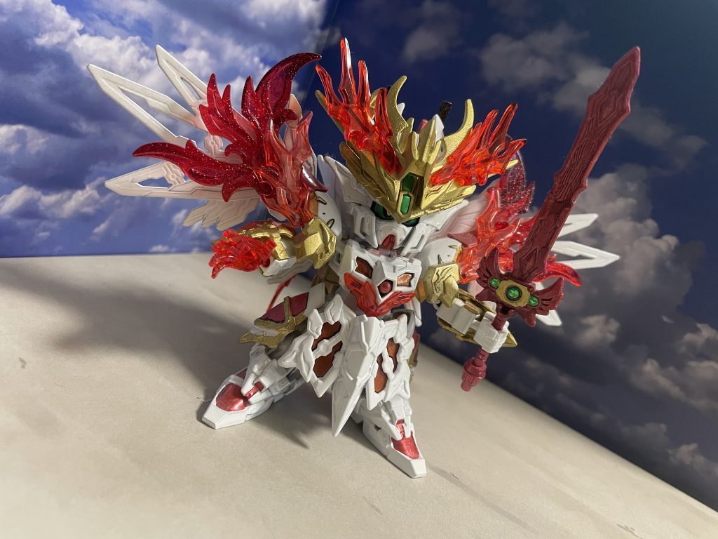 続いて炎。こちらは大分産みの苦しみが…もう少し赤い方がぽくなりそうと思いつつ…