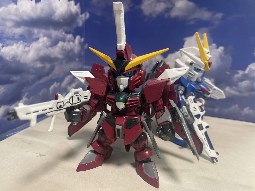 背中を預ける的な