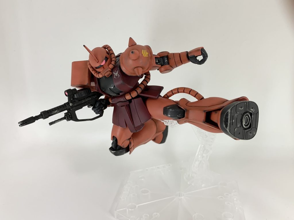 アムロのガンダムにしたシャアキック！