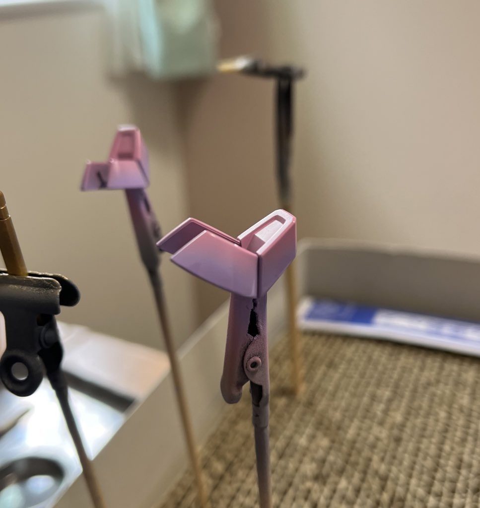 各所、紫でグラデーションかけてますキレイにできたのではないでしょうか