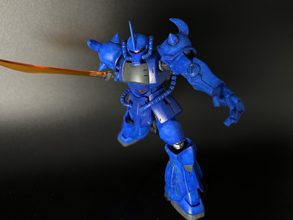 HGUC1/144グフ 新塗装方法を試してみました【プチLEDエディション】–3枚目/制作者：OYAJIN
