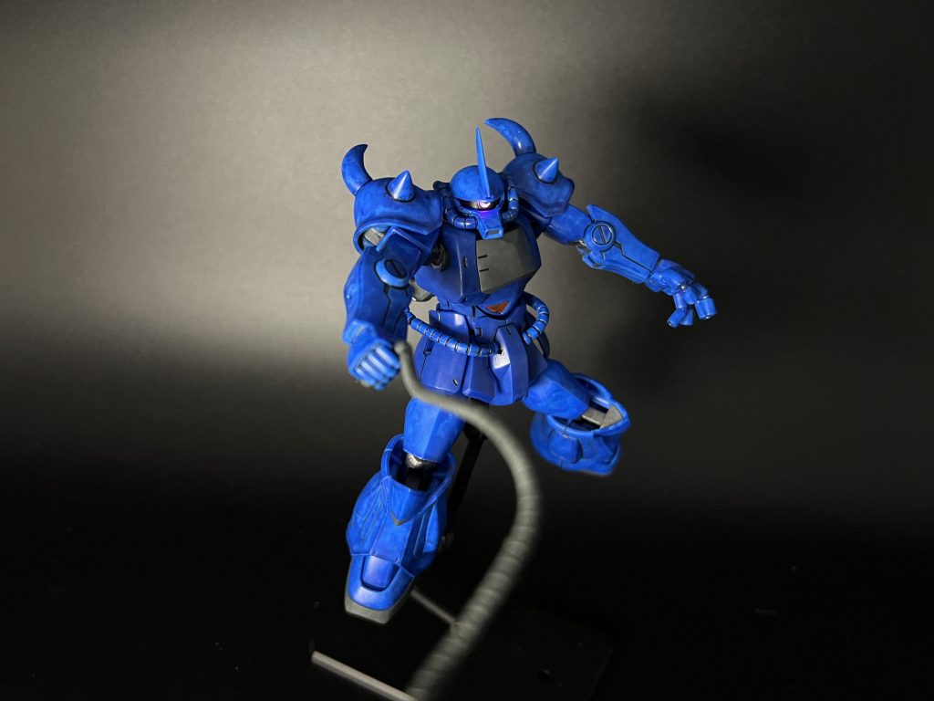 HGUC1/144グフ 新塗装方法を試してみました【プチLEDエディション】–5枚目/制作者：OYAJIN