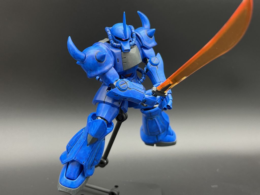 HGUC1/144グフ 新塗装方法を試してみました【プチLEDエディション】–3枚目/制作者：OYAJIN