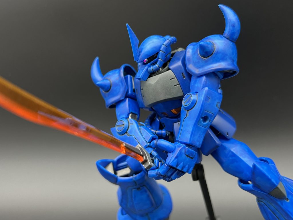 HGUC1/144グフ 新塗装方法を試してみました【プチLEDエディション】–4枚目/制作者：OYAJIN