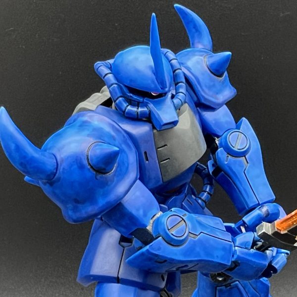 HGUC1/144グフ 新塗装方法を試してみました【プチLEDエディション】