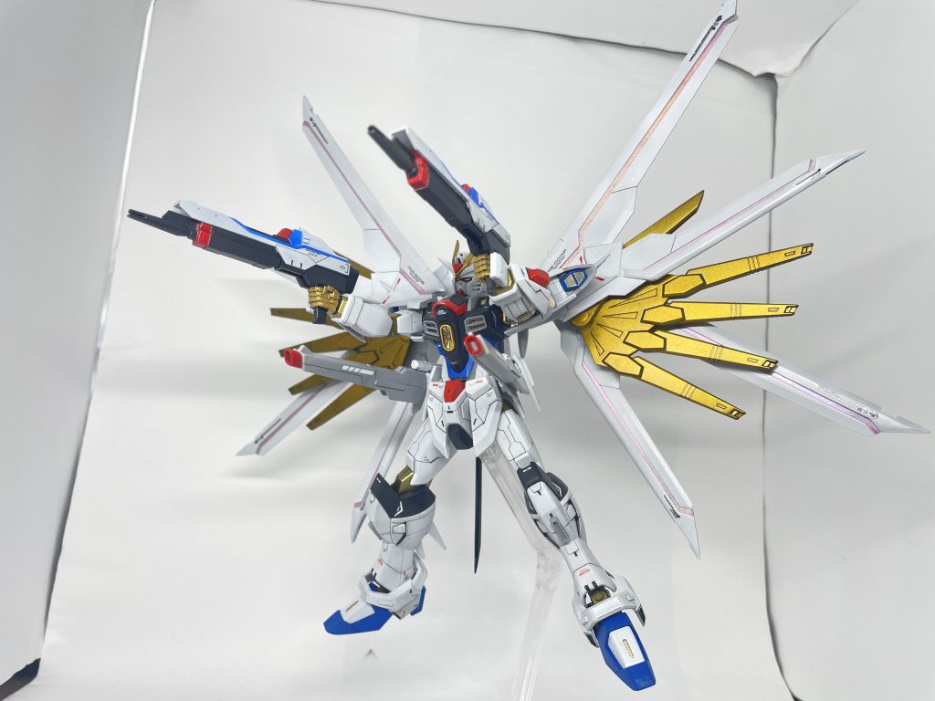 スジボリ追加、フツノミタマ先端シャープ化、プラウドディフェンダーウイング先端シャープ化、ビールライフル&マウント箇所をネオジム磁石にしました。