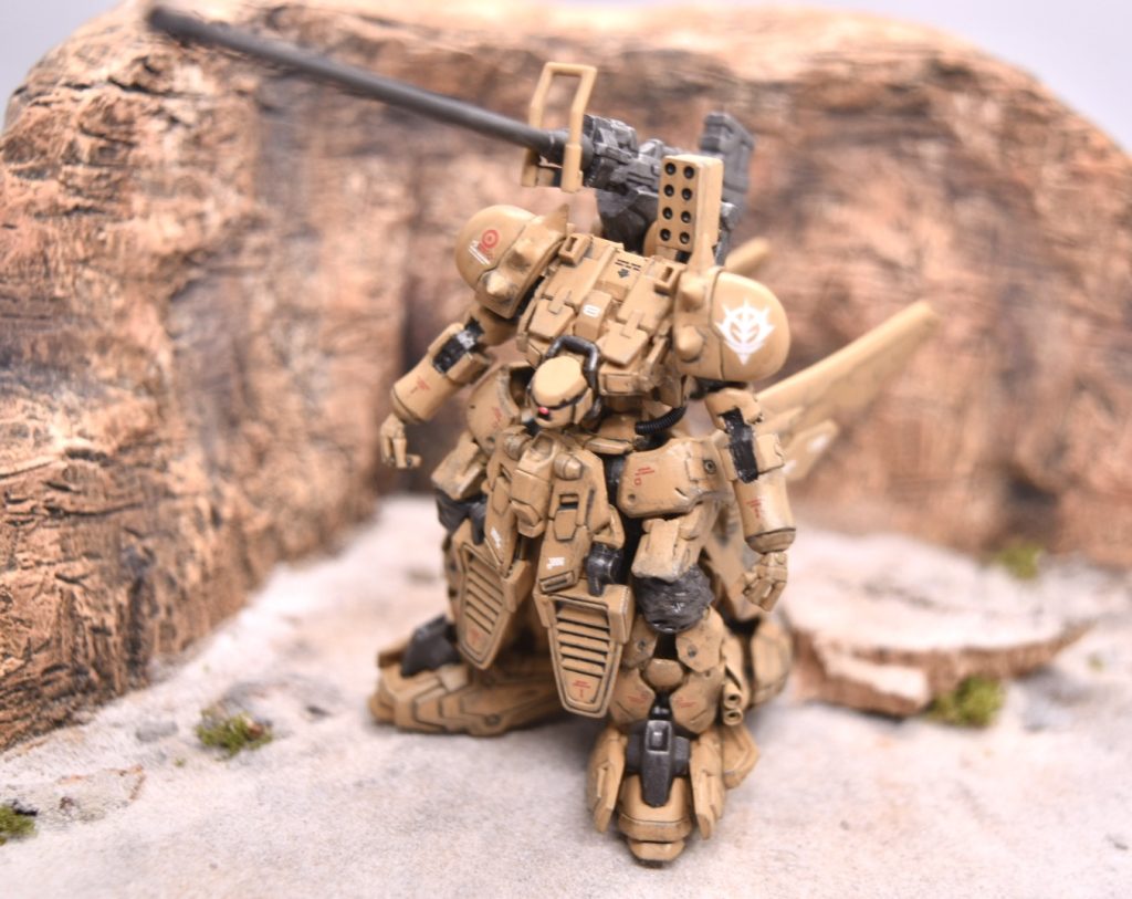 以前作ったジオラマで撮影。