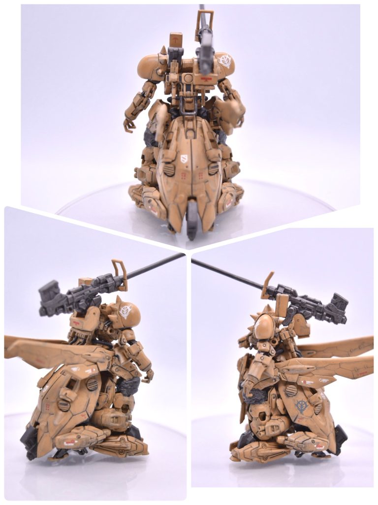 後ろはこんな感じです。雰囲気が出てれば良し👍