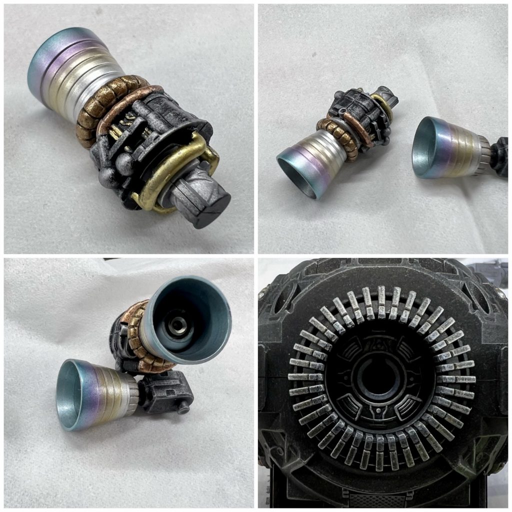 バーニア焼け表現