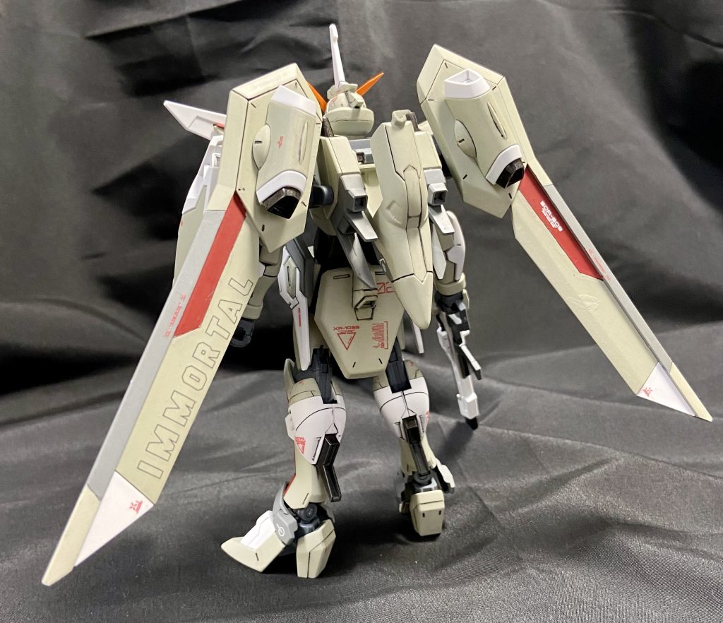 バックパックの「不死」と「IMMORTAL」がお気に入りです😆