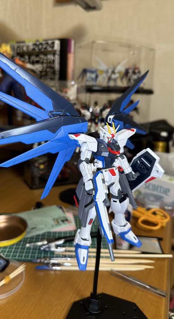 後ろゴタゴタですみません、、笑トップコート前(羽のだし方おかしくね?笑)