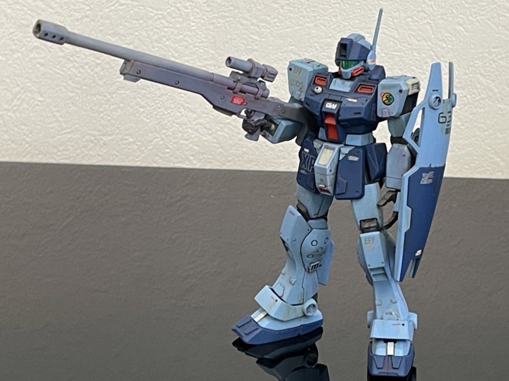 HGジムスナイパー ザクII グフカスタム ブルーフレーム 4点セット赤バンダイ HGUC ザクI・スナイパータイプ(ヨンム・カークス機) 1/144