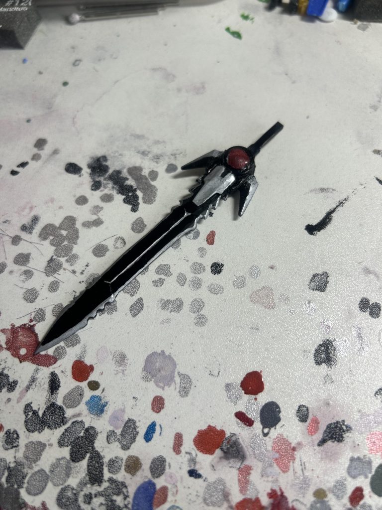 黒嵐剣漆黒も似た感じに作成してみました。アメイジングエクシアのアメイジングGNブレイドを加工して作りました。