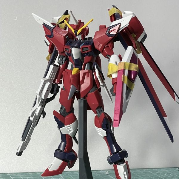 イモータルジャスティス作り始めました！このガンプラかっこいいですねぇ（1枚目）