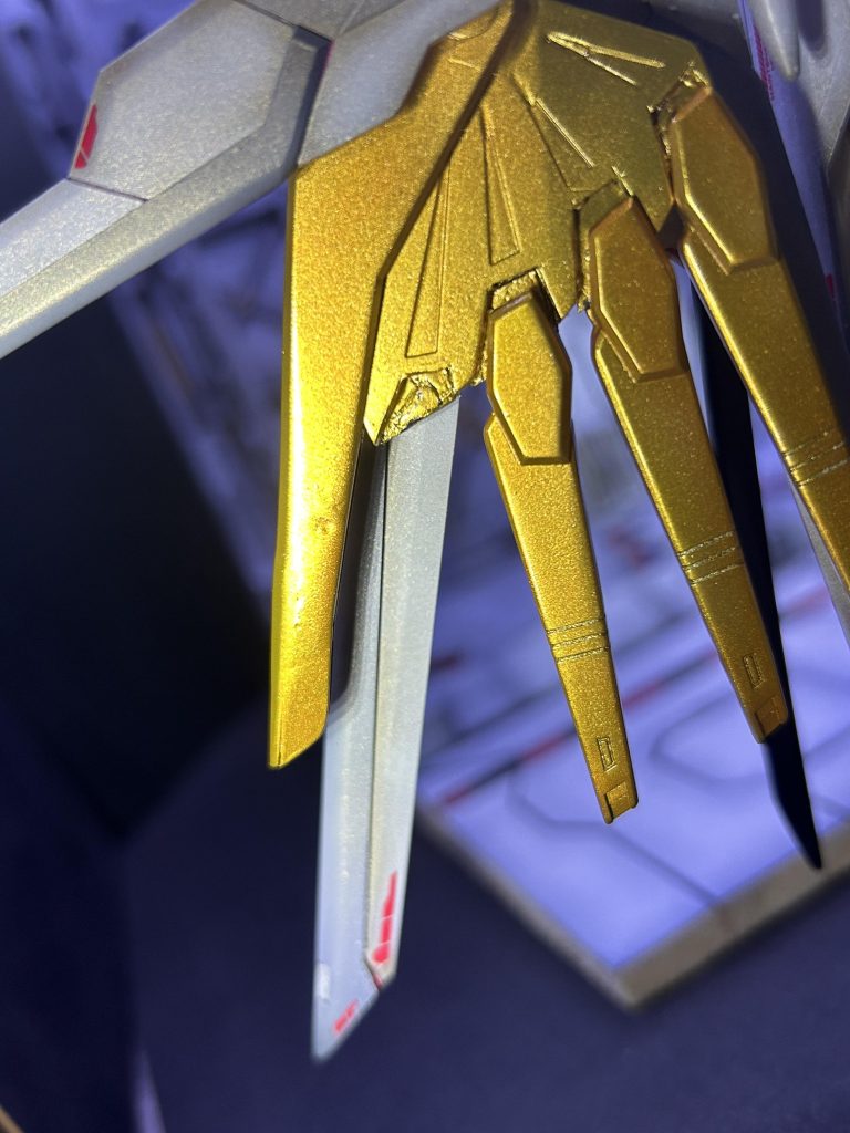 コメントで質問頂いたので、ドラグーンの接続位置と切り口の写真です。文章が下手なので泣。切り口はギザギザのままです。(引っかかりを期待して。アップにするときたない笑笑