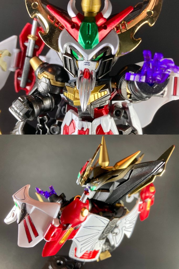 悪来暗黒掌(エヴィルネス・フィンガー)典韋の必殺奥義。曹操をして、古代殷周伝説時代の怪力無双の豪傑・悪来の再来なりと驚嘆させた規格外の握力で敵将の頭部を一撃で握り潰す！