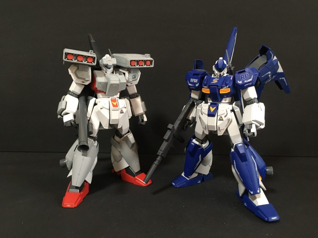 スタークジェガンの２ショット連邦カラー機　https://gumpla.jp/hg/1068974