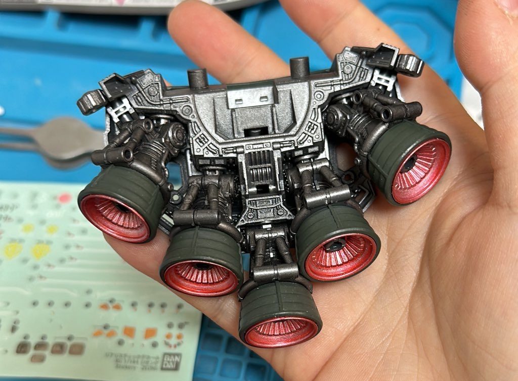 バーニア内部です。複雑なメカメカしい作りがワクワクさせてくれます🤲´-