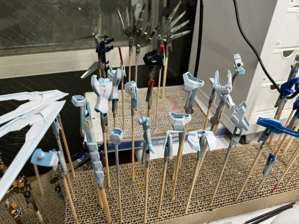 グラデーション塗装。