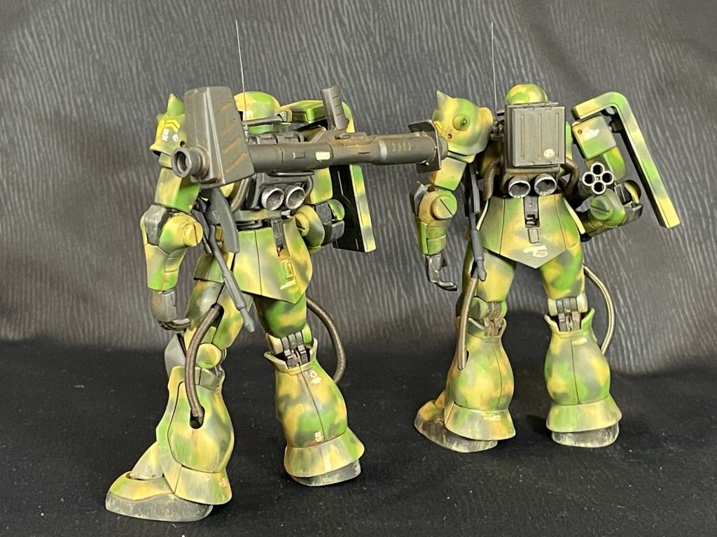 HGリバイブザク　ジャングル迷彩仕様–4枚目/制作者：HIRO