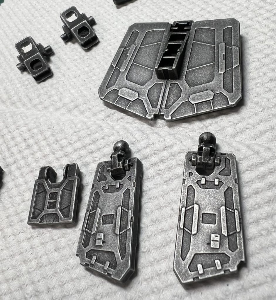 内部フレーム各部ドライブラシ